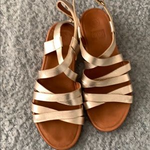 FitFlop leather sandals. Like new, Size 10